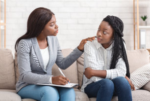 Woman counseling With a Woman
